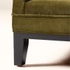 Olive Green Velvet Accent Chair