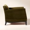 Olive Green Velvet Accent Chair