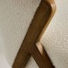 Boucle and Walnut Accent Chair